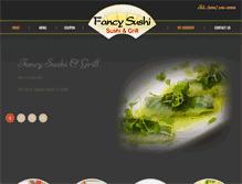 Tablet Screenshot of fancysushijax.com